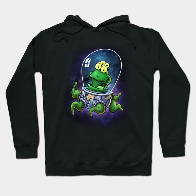 Alien UFO combo Hoodie by Bleee